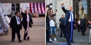 Twitter User Had Fun Photoshopping Images Of Donald Trump Wearing Really Long Ties