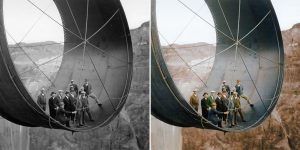 10 Colorized Historical Photos Of Famous Landmarks Under Construction