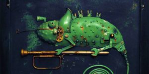 Lithuanian Artist Creates Stunning Steampunk Sculptures From Trash