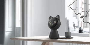 An Apple-Inspired Concept Smart Home Hub That Looks And Feels Like A Cat