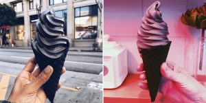 This Minimalist Goth Ice Cream Is The Ultimate Antithesis To The Unicorn Trend