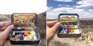 An Artist Paints Tiny Masterpieces Inside Her Empty Altoids Tins