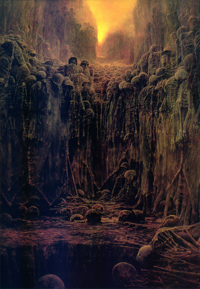 Zdzisław Beksiński: Terrifying Visions Of Hell By Murdered Polish ...