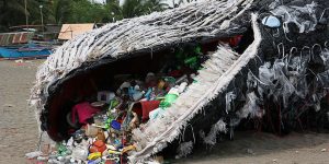 Dead Whale Sculpture Raises Awareness On Plastic Waste In The Philippines