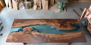Escape Into The Glass Rivers And Lakes Of These Beautiful Wood Tables