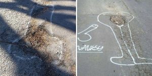Anonymous Artist ‘Wanksy’ Draws Penises On UK Potholes To Make Government Fix Them