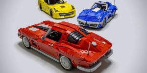 Artist Dave Slater Makes 1963 Corvette Stingray Out Of LEGO Blocks