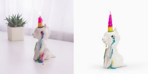 This Crying Unicorn Candle Will Make You Shed Tears Of Joy (Or Fear)