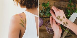 These Botanical Temporary Tattoos Smell Just Like The Plants That Inspired Them