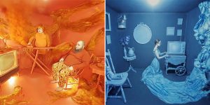 Photographer Karen Jerzyk Paints Entire Rooms A Single Color For Surreal Shots