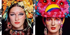 Project New Etno By Makeup Artist And Stylist Beata Bojda -The Artist Used Traditional Polish Flower Crowns