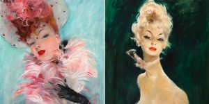 Beautiful Parisian Pin-Up Paintings By Jean-Gabriel Domergue