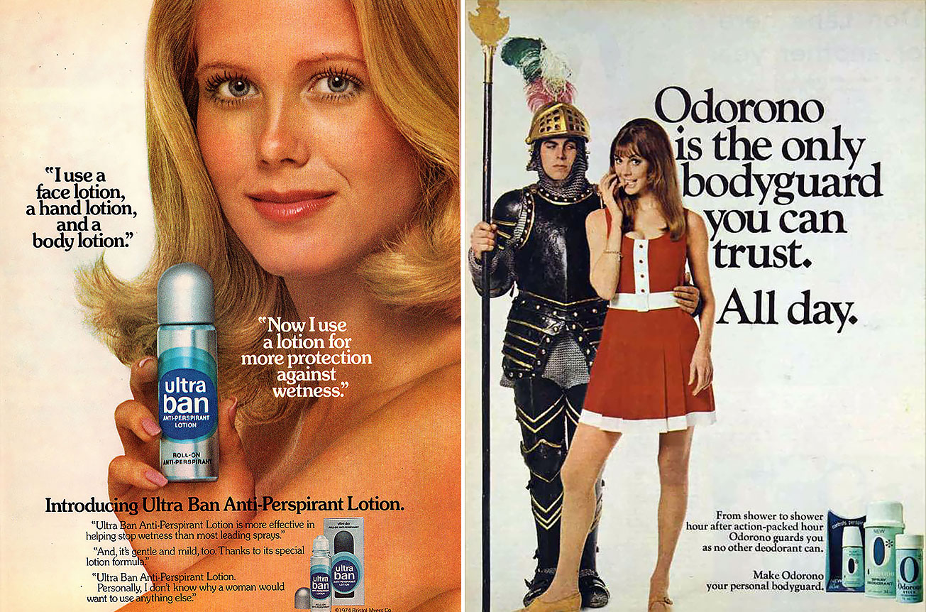 Smells Like The 70s Vintage Deodorant Advertising » Design You Trust
