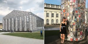 Artist Uses 100,000 Banned Books To Build A Full-Size Parthenon At Historic Nazi Book Burning Site