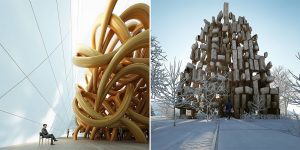 The Fantastically Sculptural Architecture Of Cyril Lancelin