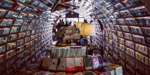 This Infinity Book Store Looks Like An Endless Tunnel Of Books