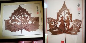 Fallen Leaves Transform Into Works Of Art