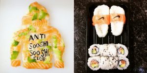 Sushi Chef Yujia Hu Creates Edible Sneaker 'Shoe-Shi'