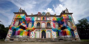 Twin Skulls Transform The Facade Of This 19th Century French Castle