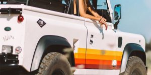 You Will Be Amazed By This Super Cool Looking Land Rover Defender D90 'Retro Vibes'