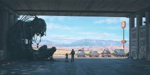 The Electric State: Simon Stålenhag Comes A New Narrative Artbook About A Girl And Her Robot Traveling West In An Alternate 90s USA