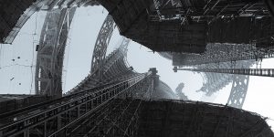 Stunning Construction Photos Of Zaha Hadid Architects' Leeza SOHO Tower And Its Record-Setting Atrium