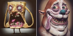 Artist Wil Hughes Shows How Pop Culture Icons Would Look In Real Life, And It Will Give You Nightmares
