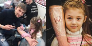 Meet Lisa Jelizaveta – Russian 7 Year Old Tattoo Artist That Will Make You A Wonderful Tattoo