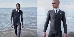 Designer Puts The “Suit” In Wetsuit With $3,900 Optical Illusion