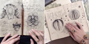 A Wandering Into The Fascinating Sketchbook Of Russian Artist Elena Limkina