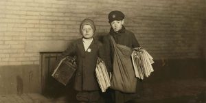 When Eight-Year-Olds Worked The Streets: Lewis Hine's Beautiful Vintage Portraits Of Young Workers In America
