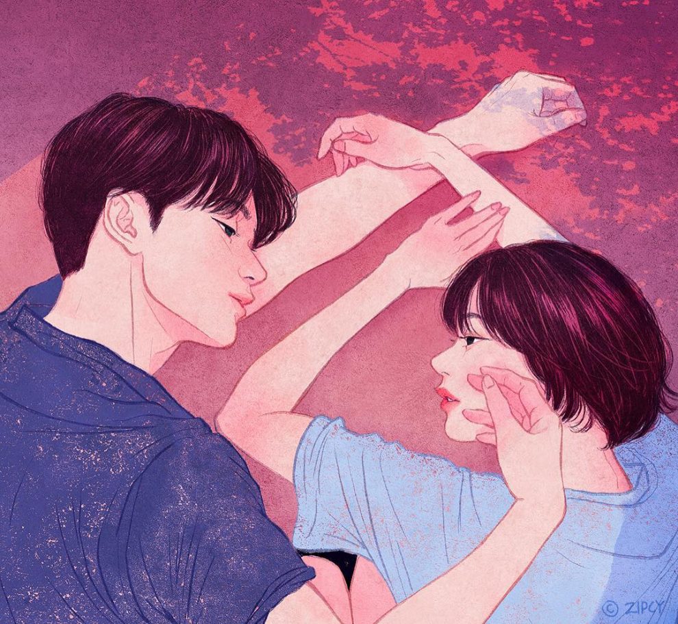 Korean Illustrator Captures Love And Intimacy So Well That You Can ...