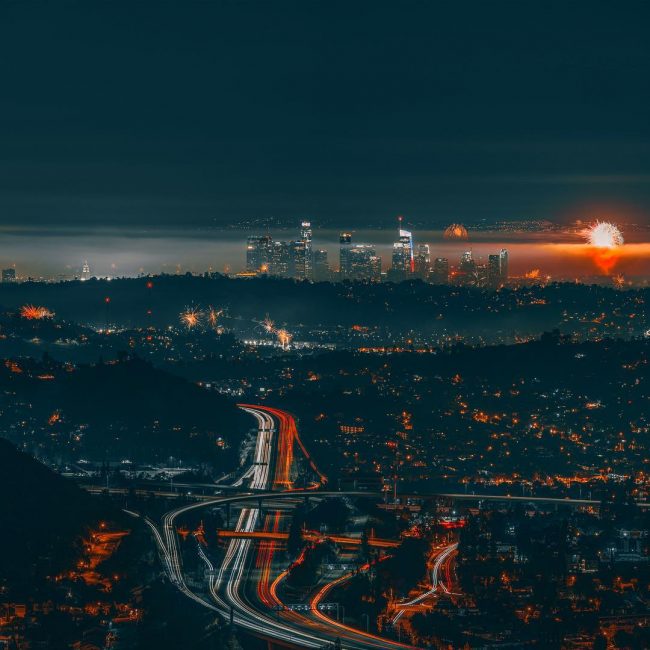 “Just Another Day In L.A.”: Photographer Captures Fantastic Aerial ...