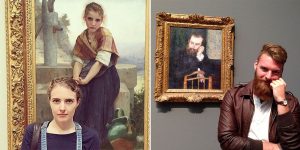 Stunning Pictures Of People Accidentally Found Their Doppelgängers In Museums And Couldn’t Believe Their Eyes