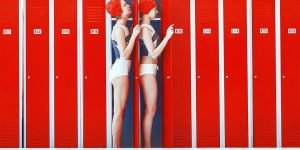Synchronistic Images Captured In Soviet Era Swimming Pools By Photographer Maria Svarbova