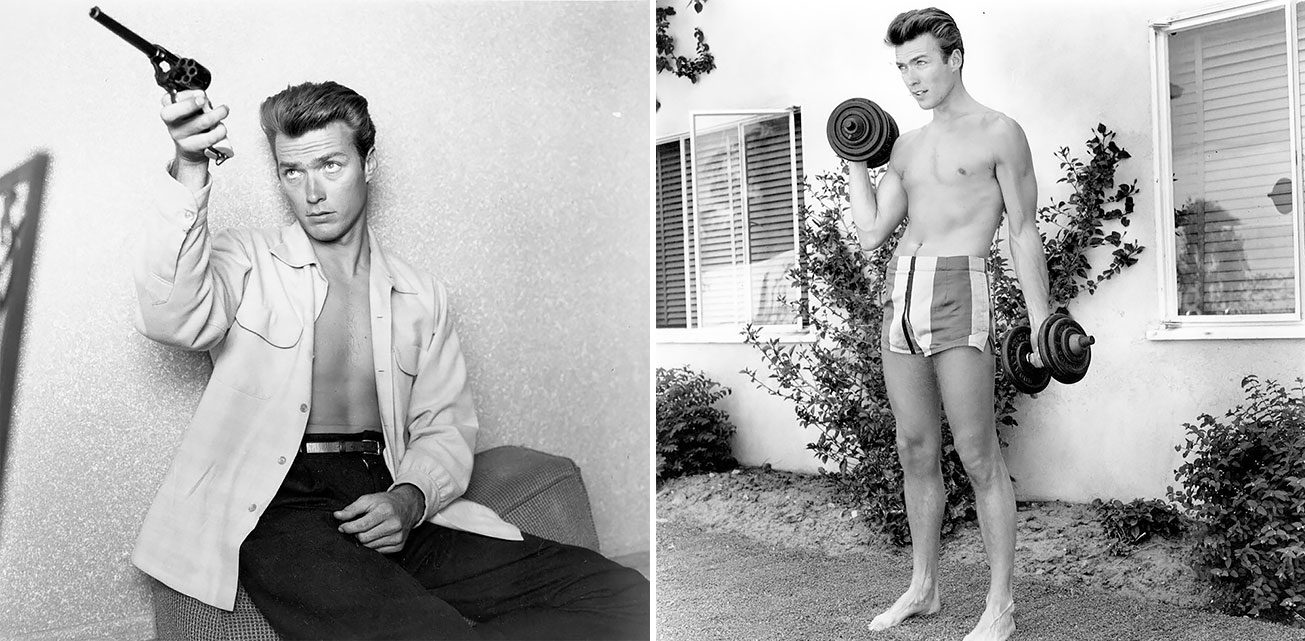 11 Captivating Pictures Of A Young And Sexy Clint Eastwood In 1956.