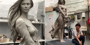 Artist Creates Realistic Life-Sized Female Sculptures Inspired By The Graceful Beauty Of Renaissance Art