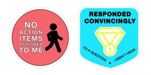 Artist Makes These Really Useful Work Meeting Achievement Badges - Try To Collect Them All