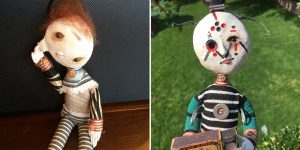 12-Year-Old Boy Creates Creepy Sculptures Using Found Materials, And They’re Surprisingly Awesome