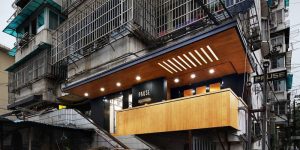 This Cozy Coffee Shop Was Inserted In An Apartment Block In Overpopulated Chinese City