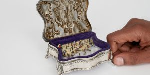 Artist Curtis Talwst Santiago Tansforms Antique Jewellery Boxes Into Tiny Dioramas