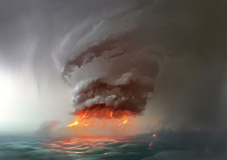 “Eye In The Sky”: Breathtaking Digital Paintings Of Skies By Alexander ...