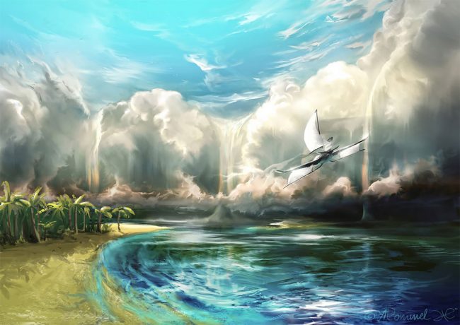 “Eye In The Sky”: Breathtaking Digital Paintings Of Skies By Alexander ...