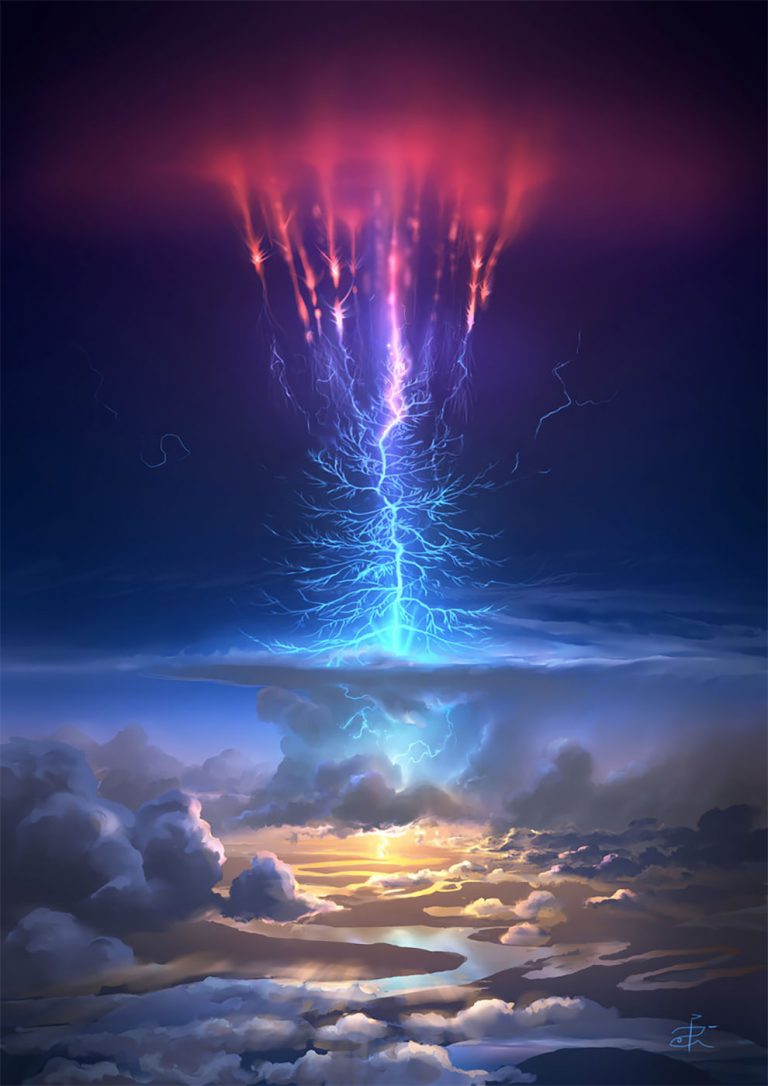 “Eye In The Sky”: Breathtaking Digital Paintings Of Skies By Alexander ...