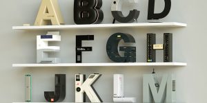 Famous Electronics Brands Rendered As An Alphabet Of Stylish Products