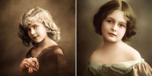 Lovely Colorized Photos Of Edwardian Little Girls That May Make You Amazed