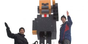 Minecraftolution 2017: Cubed Vladimir Lenin Appears In Russian City Of Krasnoyarsk