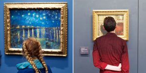 Photographer Spends Eternity Waiting For Museum Visitors To Match Artworks