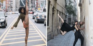 Graceful Dancers Practicing Out In The City Streets Captured By Melika Dez