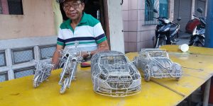 52-Year-Old Filipino Driver Uses Aluminum Wires To Create Amazing Works Of Art